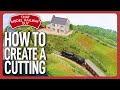 Building a modular model railway episode 25  how to create a cutting