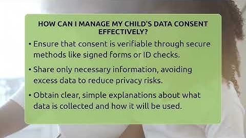 How Can I Manage My Child