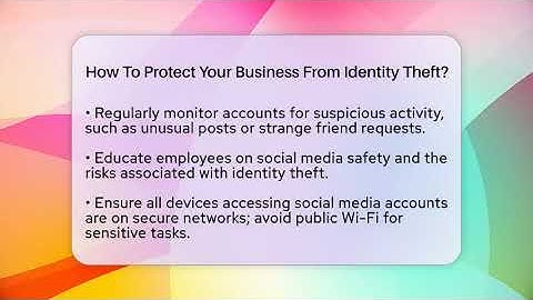 How To Protect Your Business From Identity Theft? - Everyday-Networking