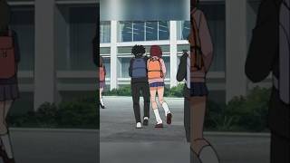 Okarun and Momo's morning walk. #shorts #animeshorts #dandadan #okarun #momoayase