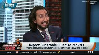 Famous FTF: Nick Wright's Bold KD Prediction - Wildes & Broussard React Net Worth