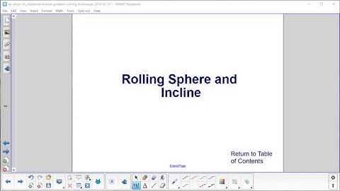 AP Physics C Rotational Motion Prob Solv Rolling Sphere and Incline Problem