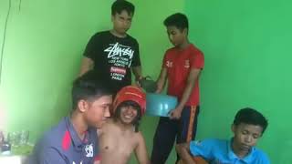 Kelakuan kocak anggota musik tradisional SMP NEGERI 4 KOTA JAMBI