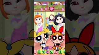 Two Cutest Characters Powerpuff Girls Bubble And Blossom Are Together My Talking Angela 2