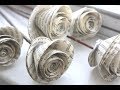 Cara membuat bunga mawar dari kertas mudah dan gampang | ide kreatif