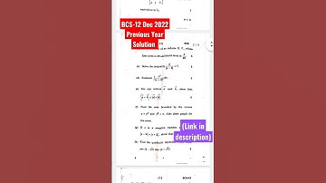 BCS-012 December 2022 exam | bcs 12 dec 2022 solved question paper | bcs12 dec2022 IGNOU #shorts