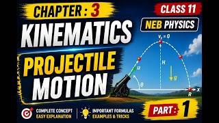 NEB PHYSICS  | Kinematics | Projectile fired parallel to horizontal | Part-1 | Easy Explanation