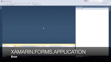CS1503 Xamarin.Forms.Application Error