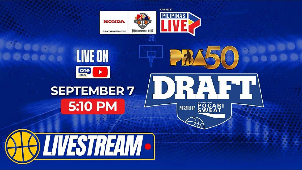 LIVE: PBA SEASON 50 ROOKIE DRAFT | September 7, 2025