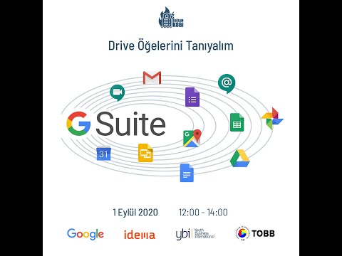 G Suite Uygulamaları Eğitimi | Drive öğelerini tanıyalım.