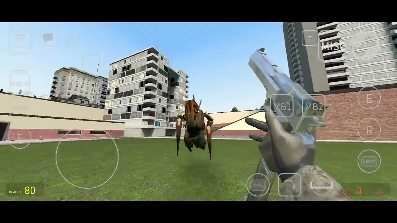 Playing hl2sb again but with call of duty gun addon