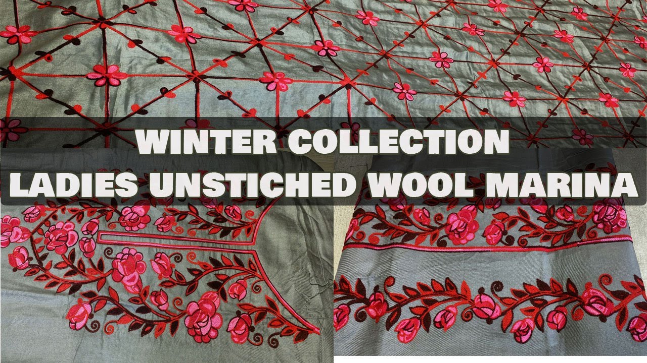 Pakistani Warm Dresses For Ladies Wool Marina | Latest Winter Collection 2019