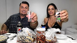 🥃 SHOTS & SEAFOOD 🥃 • FEAT. BIG GUY APPETITE • MUKBANG