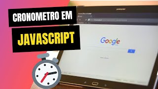 Como fazer um cronometro com javascript