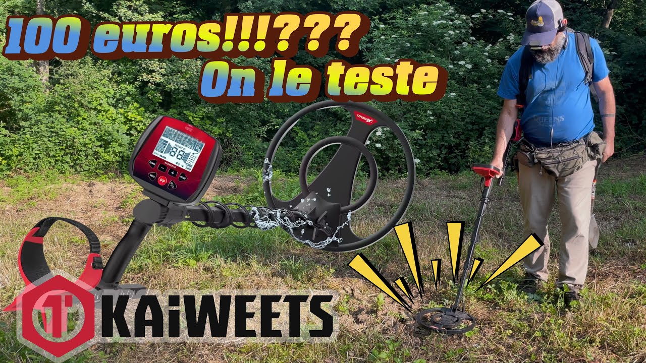 Je test un détecteur de métaux à 100 euros!! le explorerX1 de chez 