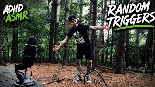 ADHD Fast & Aggressive ASMR In Multiple Outdoor Locations