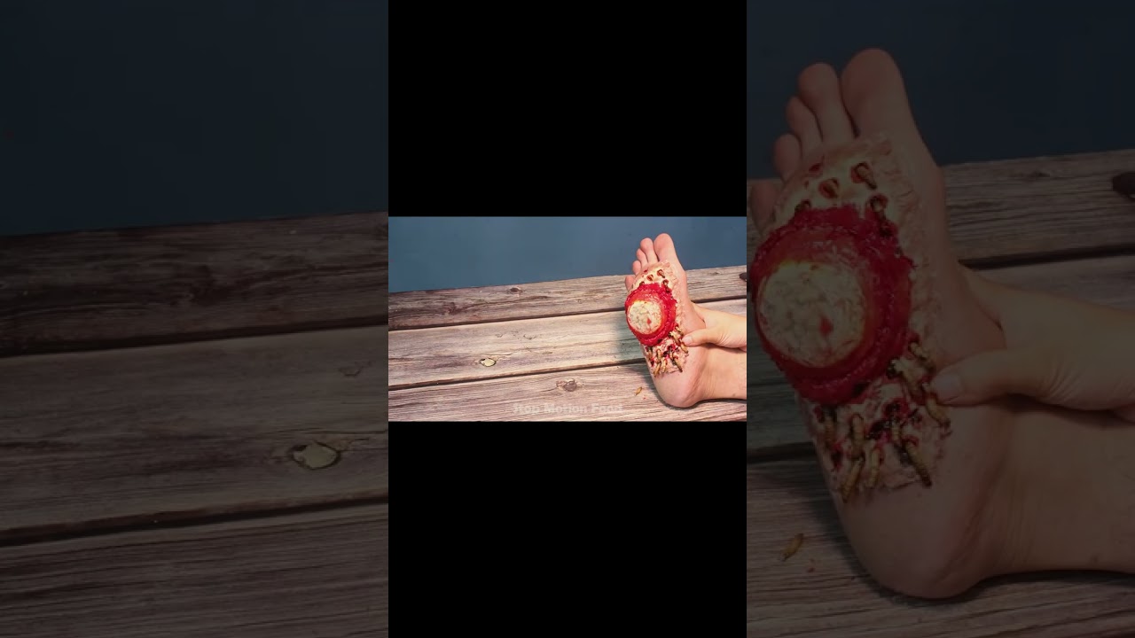 Stop Motion Cooking   INSECTS BBQ PARTY From Centipedes and MealWorms ASMR P4 