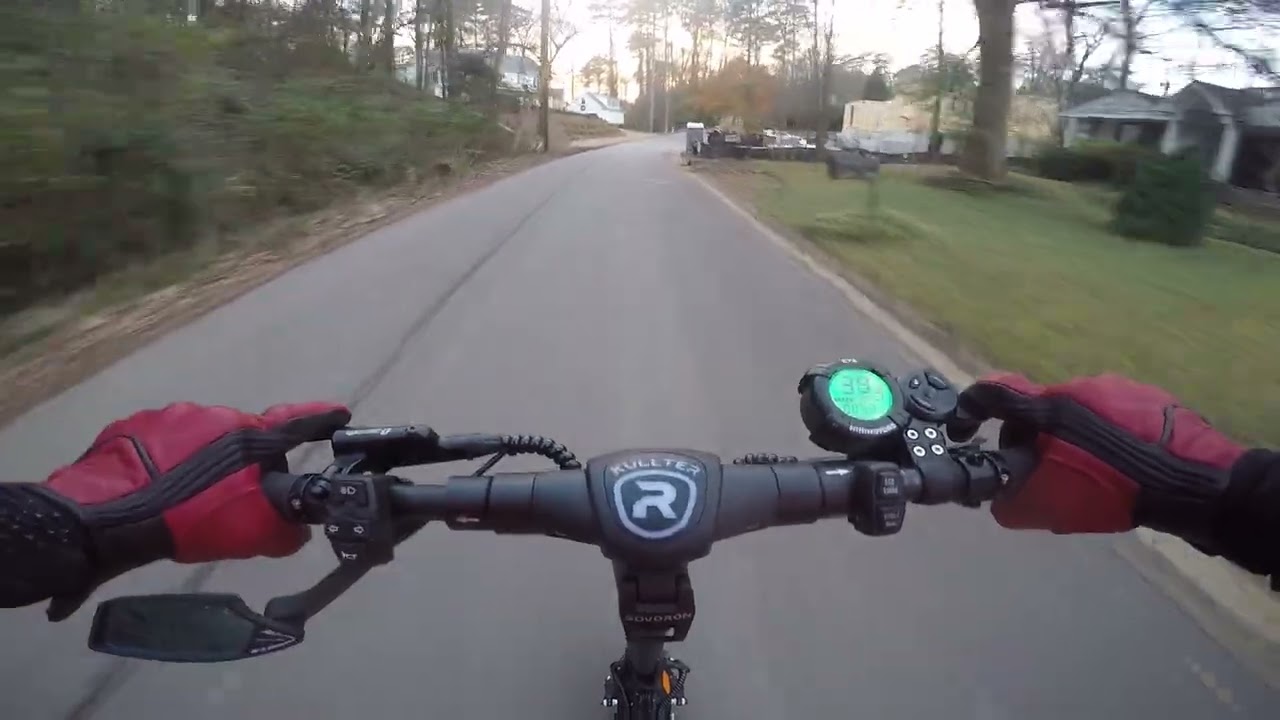 First time riding a 60V Kullter Max Scooter on Christmas Day