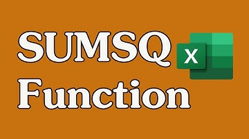 How to Use the SUMSQ Function in Excel