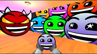 Saving FamousFace From Geometry Dash Emoji "SOUP IN A CAN" And Lobotomy Dash Nextbot Gmod