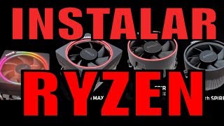 RYZEN | INSTALAR PROCESADOR  y DISIPADOR AMD (Principiantes) | HD | Tutorial | Español