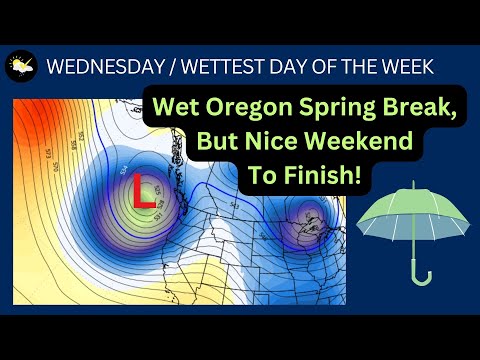 Portland Weather, Cool wet pattern continues this week.