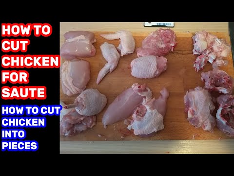 HOW TO CUT CHICKEN INTO PIECES |HOW TO CUT CHICKEN FOR SAUTE |SAUTE CUT|CHICKEN FOR SAUTE|SAUTE|LIVE