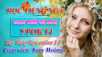 Bài 14: Học tiếng Nga để giao tiếp với bạn bè là người Nga | Thầy Hoàng dạy Tiếng Nga online 1:1