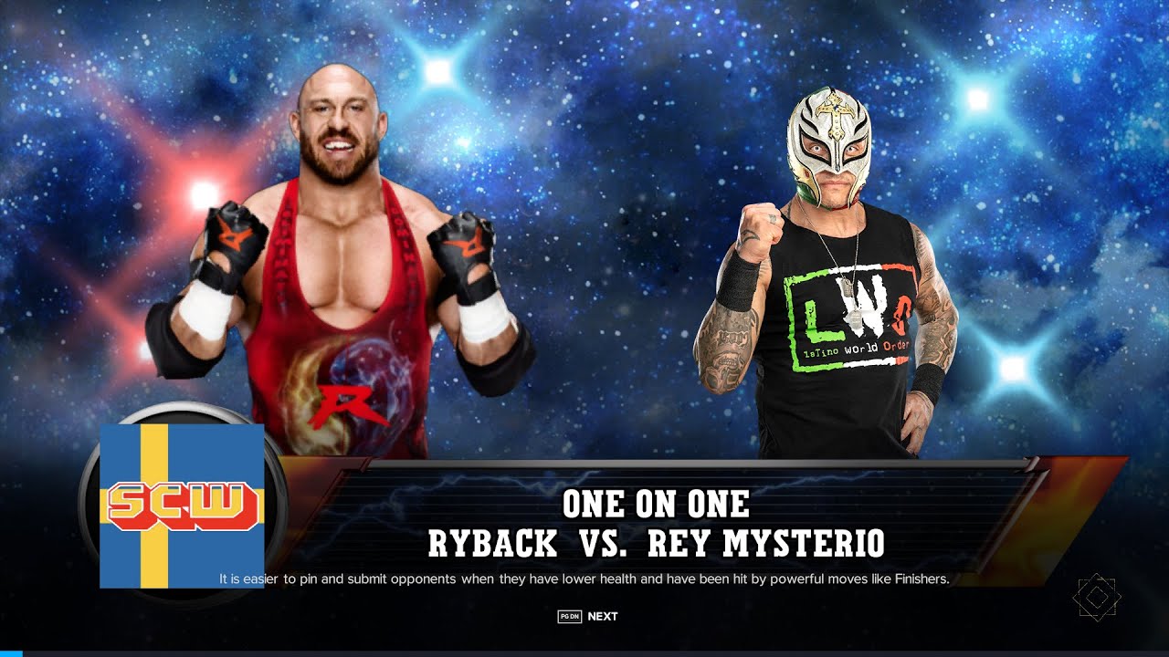 [ scw sweden spring 2 round ] - ryback vs rey mysterio - YouTube