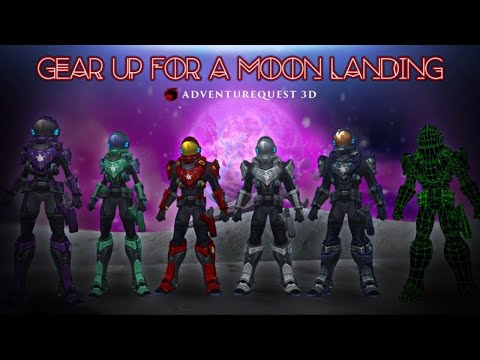 AQ3D Fly To The Moon! NEW Gear! RARE Drops & More! AdventureQuest 3D