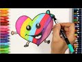 Как нарисовать и раскрасить смеющееся сердце »вики полезно Узнайте, как раскрашивать