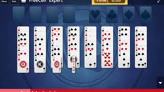 Microsoft Solitaire Collection: FreeCell - Expert - August 24, 2020 screenshot 5