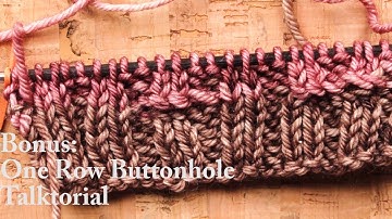 Episode 242.1: One Row Buttonhole Talktorial