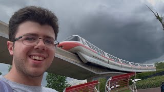 Riding Cosmic Rewind and Exploring the World Showcase on a Rainy Day in EPCOT