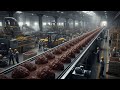 Inside a Modern Cocoa to Chocolate Processing Factory | Full Process