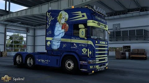 Euro Truck Simulator 2 - RJL Scania 4 Series Topline Extended - Eli Ayase - Love Live! Anime Skin