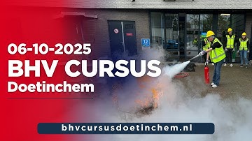 Aftermovie BHV cursus Doetinchem 06-10-2025 | NedCert Experts