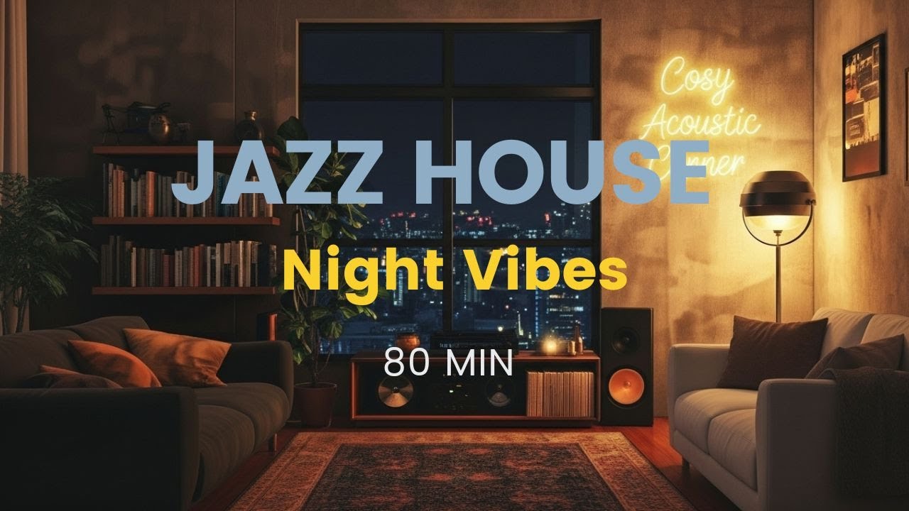 🎷Cinematic Jazz House at Night | Deep House 2025 🌃