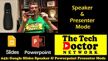 042: Google Slides Speaker Mode & Powerpoint Presenter Mode