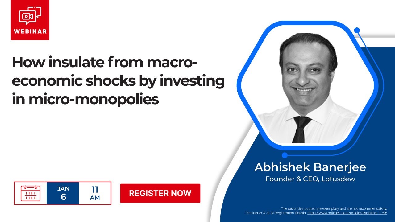 How insulate from macro-economic shocks by investing in micro-monopolies