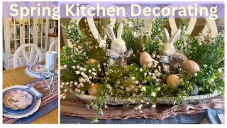 Famous 🌸🐰🌷Spring/Easter Kitchen Decorating // Pretty in Pastel /Tablescape & Hutch Wealth