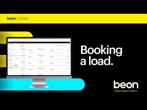 Beon Carrier Portal | Booking a Load