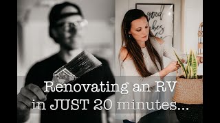 How to Renovate an RV in just 20 minutes Heartland Trailrunner by New Look RV 1,732 views 3 years ago 23 minutes