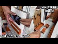 How to make a Mini House - construction - Living room - ¿Cómo construir una casa en miniatura?