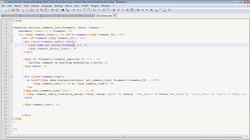 WordPress Theme Tutorial: Part 5a - Customizing Your Comment List