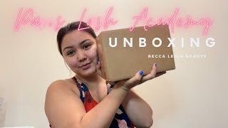 Paris Lash Academy June 2021 Inventory Unboxing