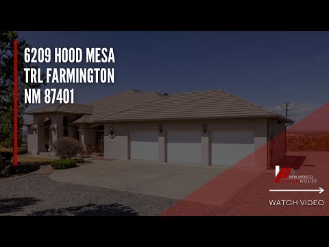 6209 Hood Mesa Trl, Farmington, NM home video tour
