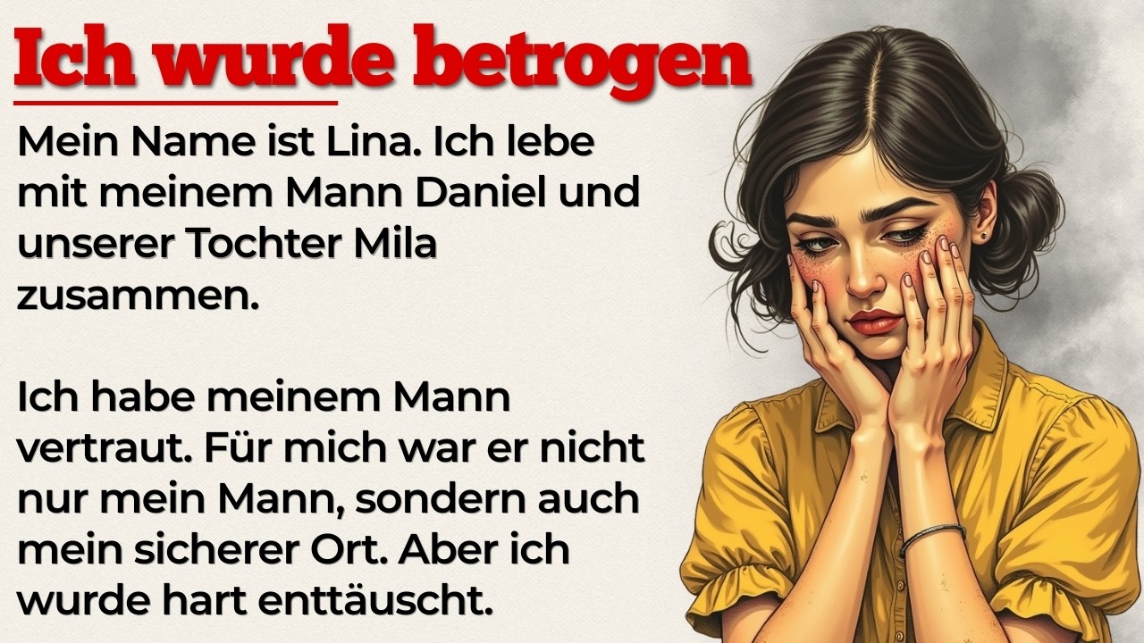 Mein Mann hat mich betrogen | Learn German with Stories | German Stories