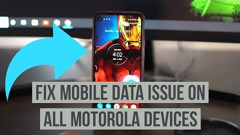 How to Fix "Mobile data not working" in Motorola Device