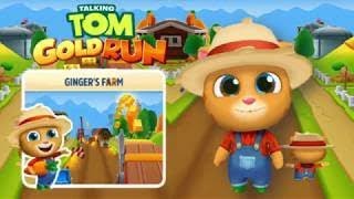 Talking Tom Gold Run Ginger's Farm(Gamplay Ep2) screenshot 2